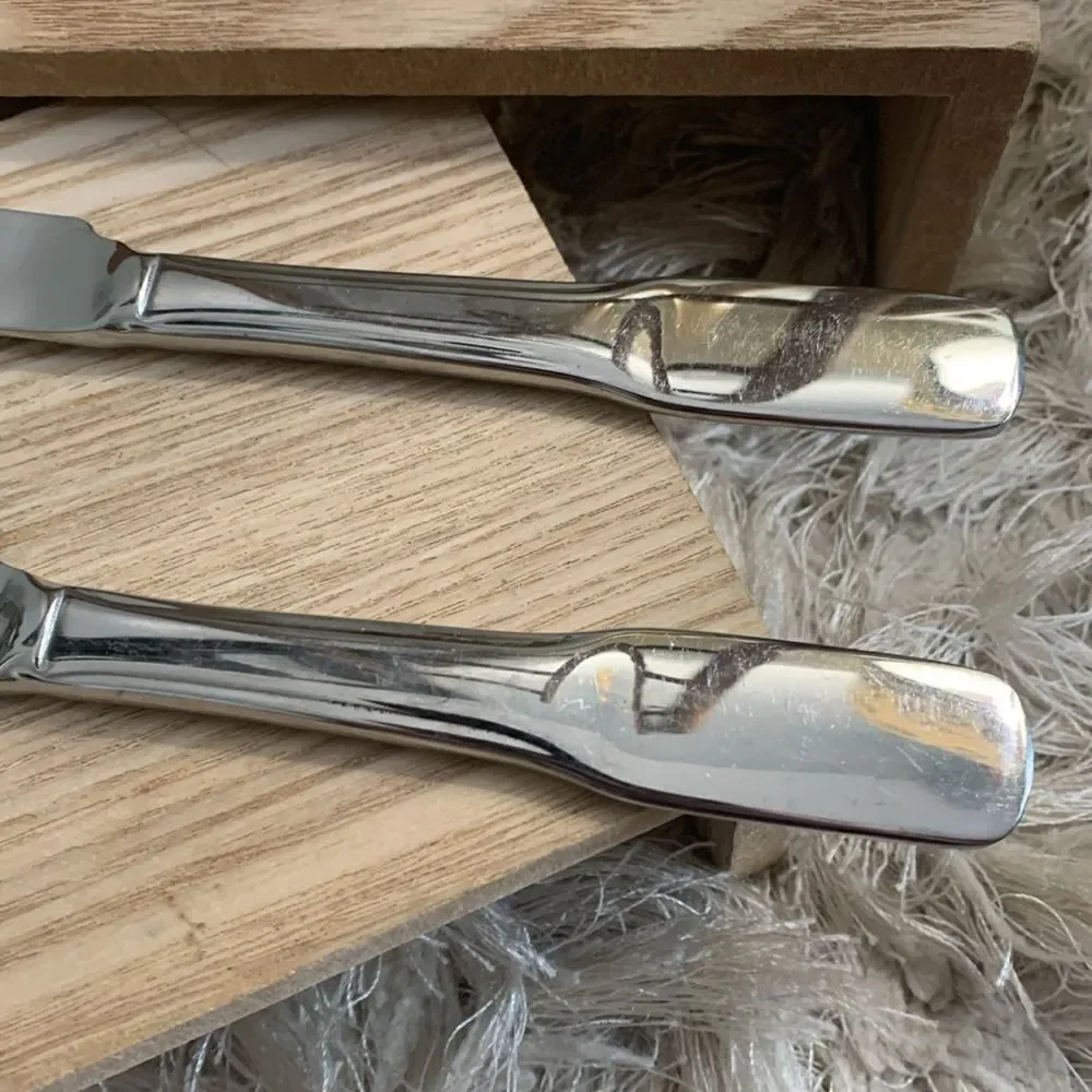 LeBrun‎ France Fiddle Oar Stainless Steel Set of 5 Steak Knives